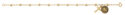 14K GOLD OVER STERLING ST BENEDICT BRACELET