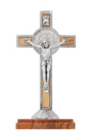 3.25" OLIVE WOOD STAN ST. BENEDICT BOXED