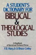 9780310459514 Students Dictionary For Biblical Theological Studies