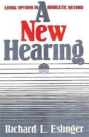 9780687276936 New Hearing : Living Options In Homiletic Method