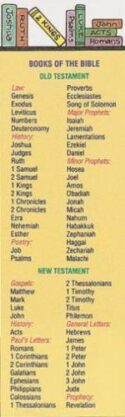 9780805476460 Books Of The Bible Bookmarks