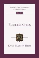 9780830842650 Ecclesiastes : An Introduction And Commentary