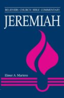 9780836134056 Jeremiah : Believers Church Bible Commentary