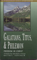 9780877883074 Galatians Titus And Philemon (Student/Study Guide)
