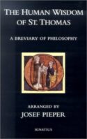 9780898708912 Human Wisdom Of Saint Thomas