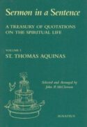 9781586171858 Sermon In A Sentence 5 Saint Thomas Aquinas