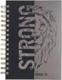 9781642727227 Journal w/Scripture Strong Lion Joshua 1:9