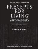 9798889761150 Precepts For Living 2024-2025 KJV NLT Parallel Large Print (Large Type)