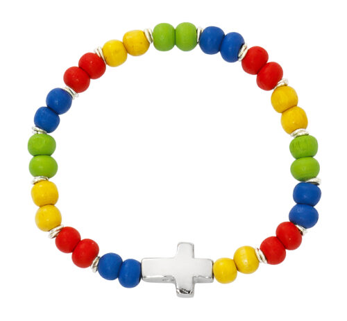 BABY MULT WOOD STRETCH BRACELET CARDED