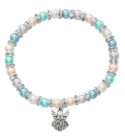 MULTI PEARL BABY STETCH BRACELET CARD AND HANG BAG