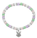 MULTI CRYST BABY STRETCH BRACELET AND HANG BAG