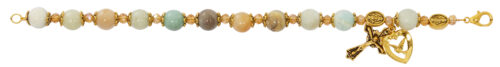 G/P Holy Spirit with Amanzonite Beads and Adjustable Links