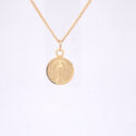 Gold over Sterling Miraculous Pendant