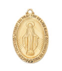 Gold over Sterling Miraculous Pendant