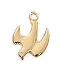 Gold over Sterling Holy Spirit Pendant
