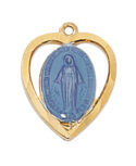 Gold over Sterling Miraculous Pendant