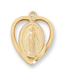 Gold over Sterling Miraculous Pendant
