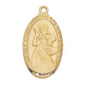 Gold over Sterling St. Christopher Pendant