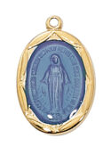 Gold over Sterling Miraculous Pendant