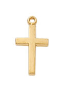 Gold on Sterling Baby Cross Boxed