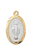 Gold over Sterling Miraculous Boxed