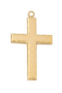 Gold over Sterling Cross Pendant