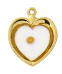 Gold over sterling Mustard Seed Heart boxed
