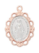 Rose-Gold over Sterling Miraculous Boxed