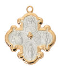 Rose Gold Sterling 4Way Pendant Boxed