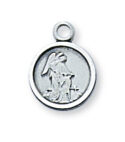 Sterling Silver Guardian Angel Pendant