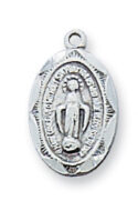 Sterling Miraculous Baby Pendant Boxed