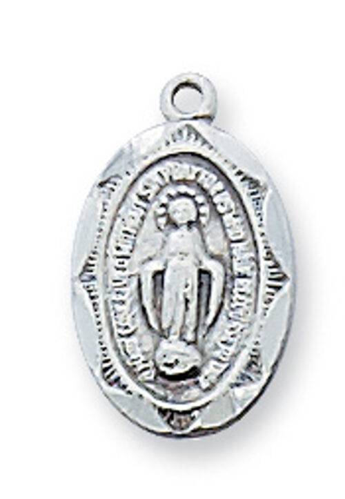 Sterling Miraculous Baby Pendant Boxed