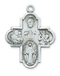 Sterling Silver 4-way Pendant