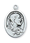 Sterling Silver Scapular Pendant