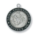 Sterling Silver St. Christopher Pendant