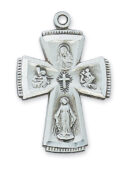 Sterling Silver 4-way Pendant