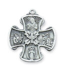Sterling Silver 4-way Pendant