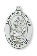 Sterling Silver St. Christopher Pendant