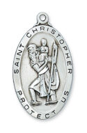 Sterling Silver St. Christopher Pendant