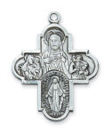 Sterling Silver 4-way Pendant