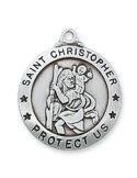 Sterling Silver St. Christopher Pendant