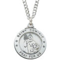Sterling Silver St. Dominic Pendant