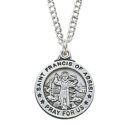 Sterling Silver St. Francis Pendant