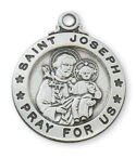 Sterling Silver St. Joseph Pendant