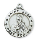 Sterling Silver St. Jude Pendant