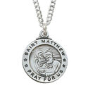 Sterling Silver St. Matthew the Evangelist Pendant