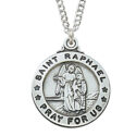 Sterling Silver St. Raphael Pendant