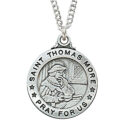 Sterling Silver St. Thomas More Pendant