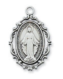 Sterling Silver Miraculous Pendant