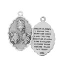 Sterling silver 3 Hearts of Jesus